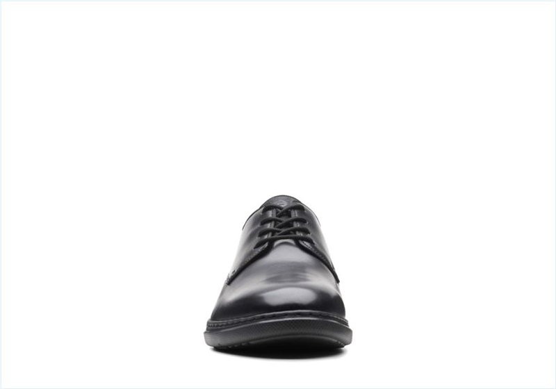  Dennet Low / Black Leather Mens Shoes