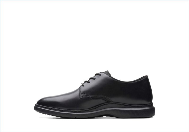  Dennet Low / Black Leather Mens Shoes