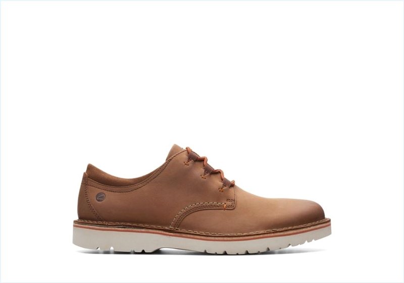  Eastford Low / Dark Tan Leather Mens Shoes