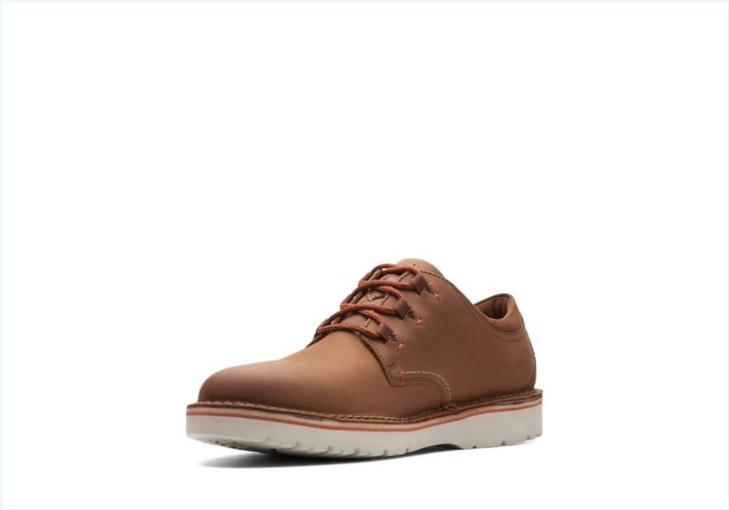  Eastford Low / Dark Tan Leather Mens Shoes