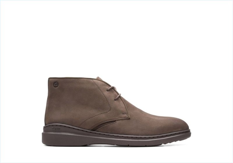  Dennet Mid / Dark Taupe Nubuck Mens Boots