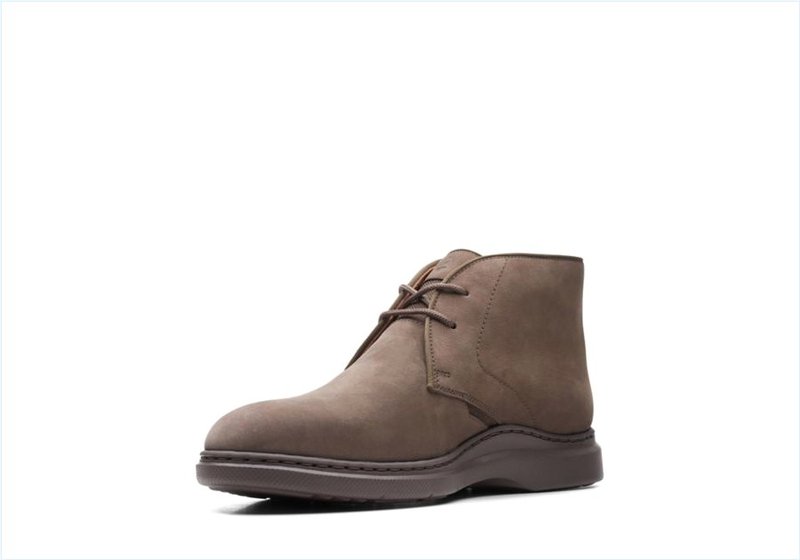  Dennet Mid / Dark Taupe Nubuck Mens Boots