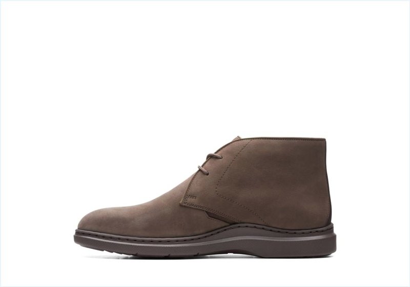  Dennet Mid / Dark Taupe Nubuck Mens Boots