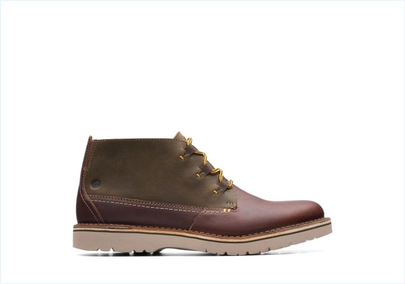  Eastford Mid / Olive Combination Mens Boots