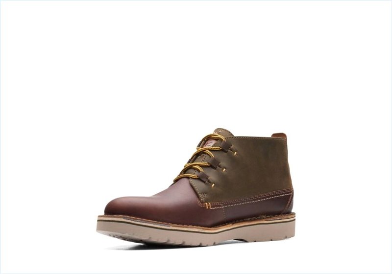  Eastford Mid / Olive Combination Mens Boots