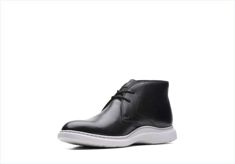  Dennet Mid / Black Leather Mens Boots