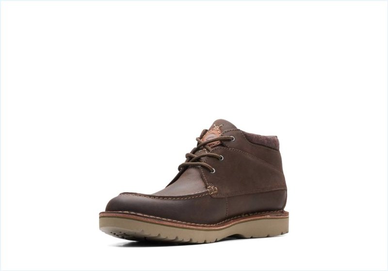  Eastford Top / Dark Brown Leather Mens Boots