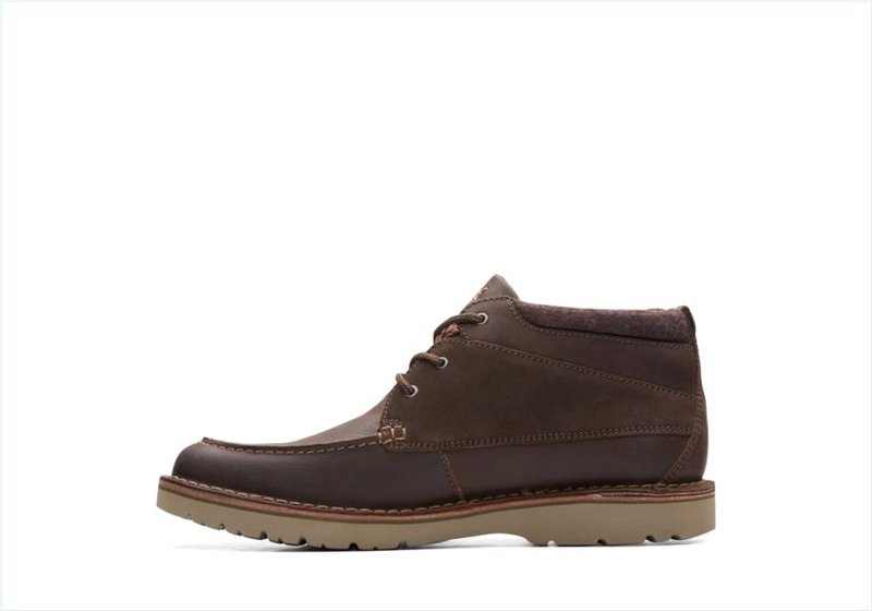  Eastford Top / Dark Brown Leather Mens Boots