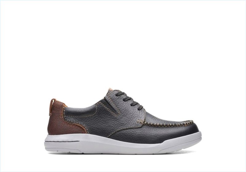  Driftway Low / Black Leather Mens Shoes