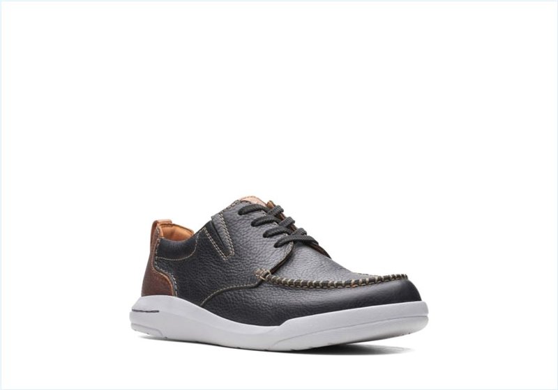  Driftway Low / Black Leather Mens Shoes