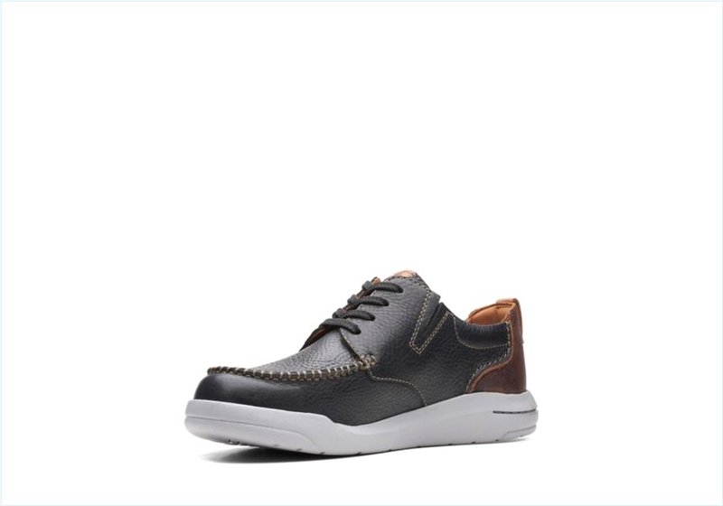  Driftway Low / Black Leather Mens Shoes