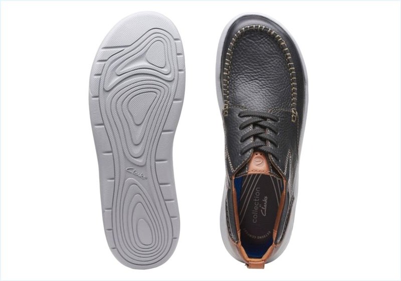  Driftway Low / Black Leather Mens Shoes