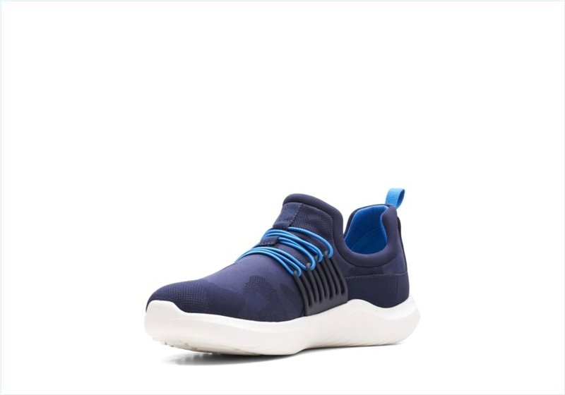  Nova Ave / Navy Textile Womens Shoes