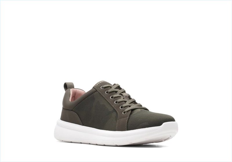  Ezera Lace / Dark Olive Txt Womens Shoes