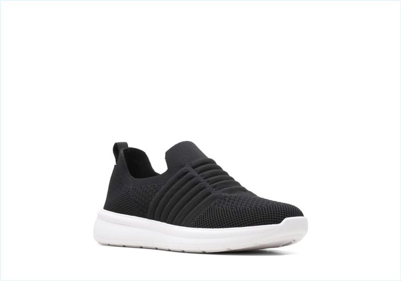  Ezera Walk / Black Knit Womens Shoes