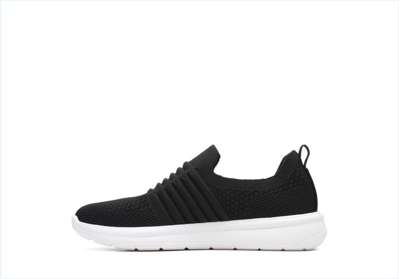  Ezera Walk / Black Knit Womens Shoes