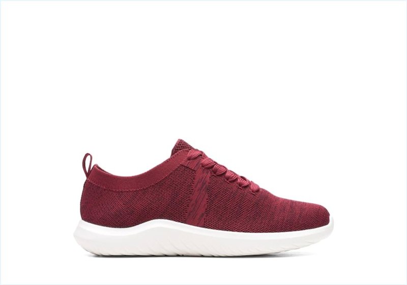  Nova Glint / Burgundy Knit Womens Sport Shoes