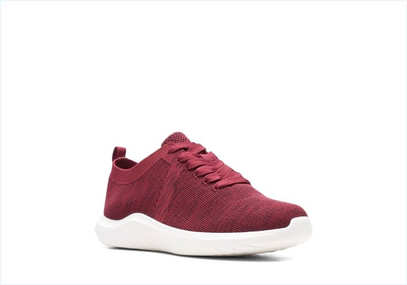  Nova Glint / Burgundy Knit Womens Sport Shoes