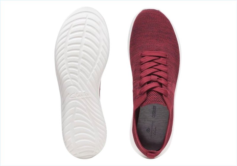  Nova Glint / Burgundy Knit Womens Sport Shoes