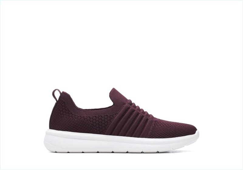  Ezera Walk / Burgundy Knit Womens Shoes