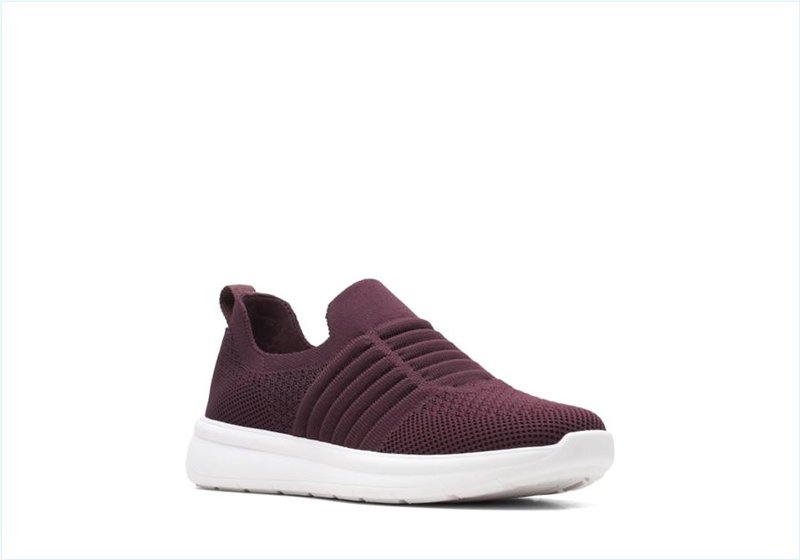  Ezera Walk / Burgundy Knit Womens Shoes