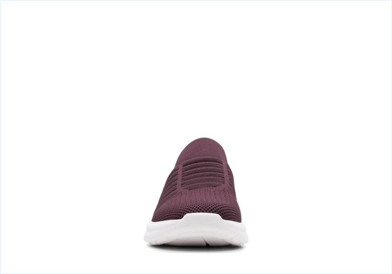  Ezera Walk / Burgundy Knit Womens Shoes