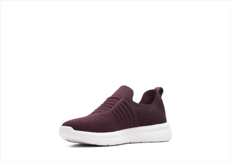  Ezera Walk / Burgundy Knit Womens Shoes