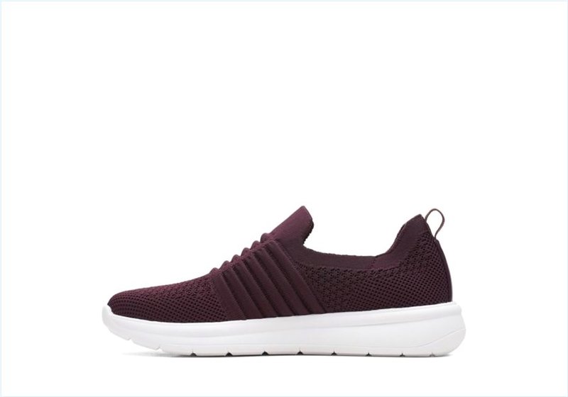  Ezera Walk / Burgundy Knit Womens Shoes