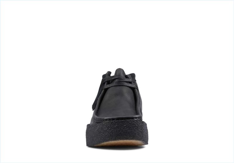  Wallabee Cup Bt / Black Leather Mens Originals Icon Boots