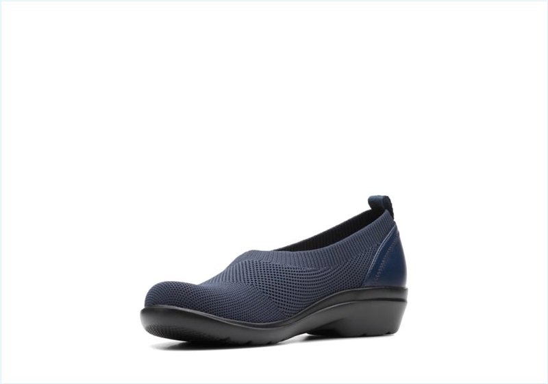  Sashlyn Style / Navy Combination Womens Shoes