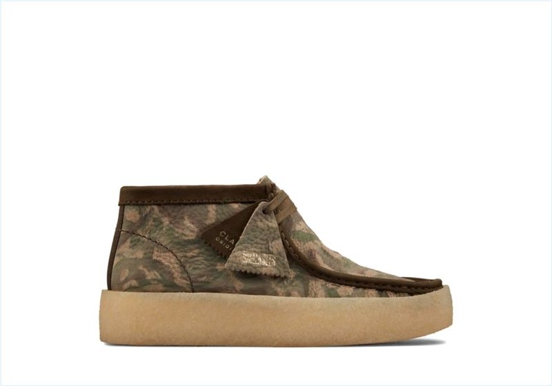  Wallabee Cup Bt / Green Camo Mens Originals Icon Boots