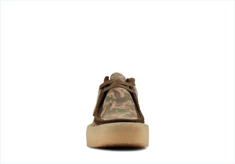  Wallabee Cup Bt / Green Camo Mens Originals Icon Boots