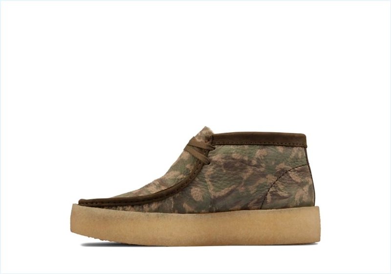  Wallabee Cup Bt / Green Camo Mens Originals Icon Boots