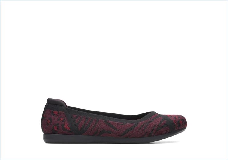  Carly Wish / Burgundy Knit Womens Shoes