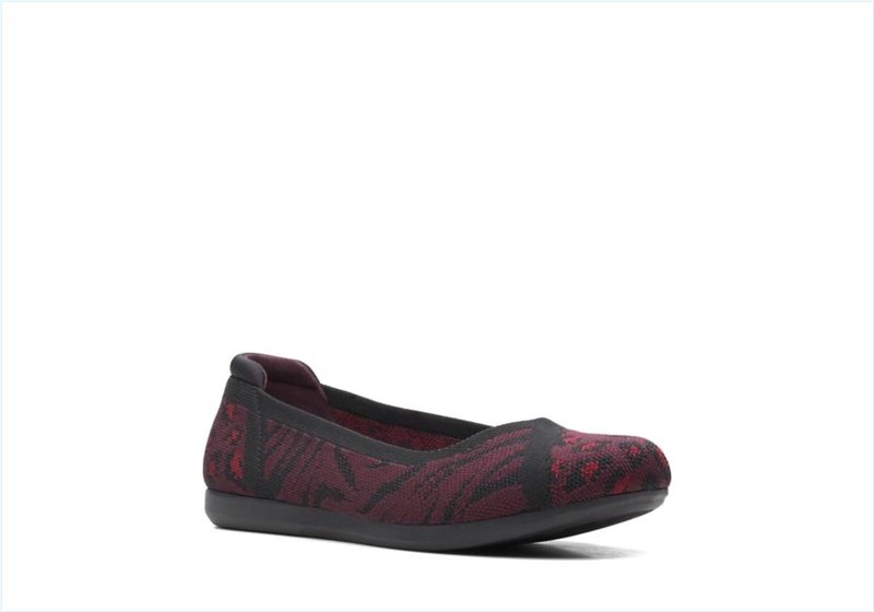  Carly Wish / Burgundy Knit Womens Shoes