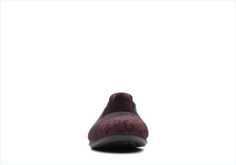  Carly Wish / Burgundy Knit Womens Shoes