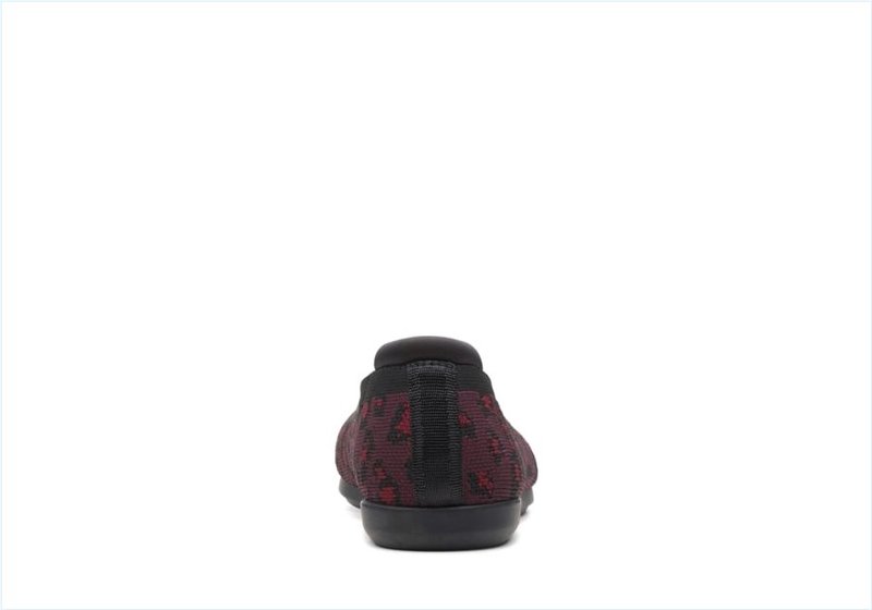  Carly Wish / Burgundy Knit Womens Shoes