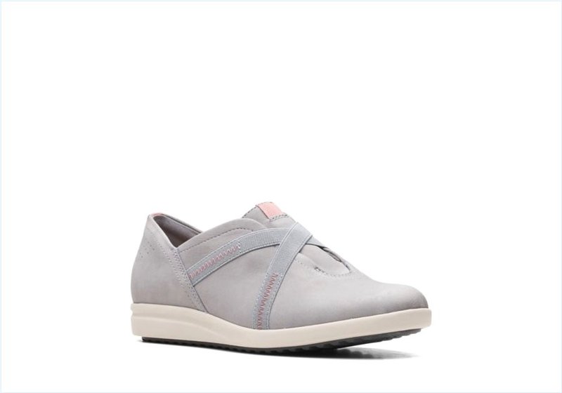  Tamzen Step / Grey Nubuck Womens Shoes