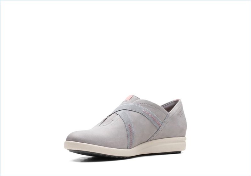  Tamzen Step / Grey Nubuck Womens Shoes