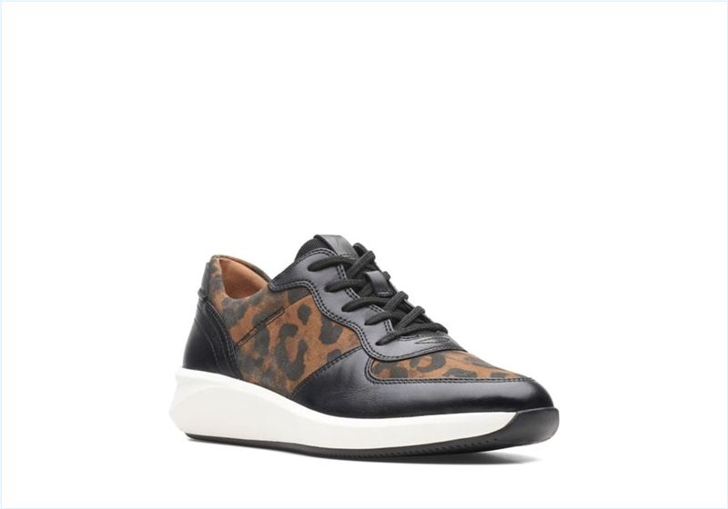  Un Rio Sprint / Leopard Print Combi Womens Sport Shoes