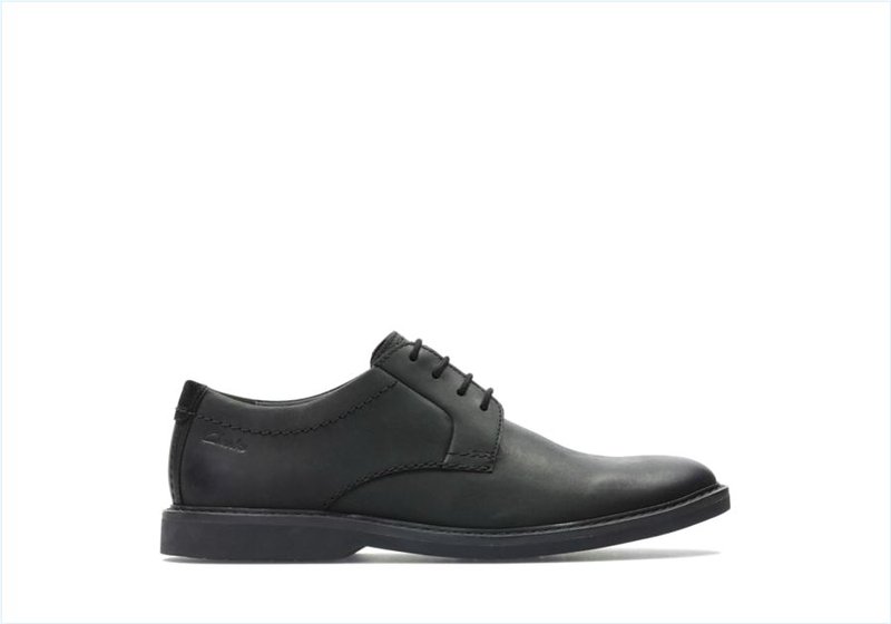  Atticus LTLace / Black Leather Mens Shoes