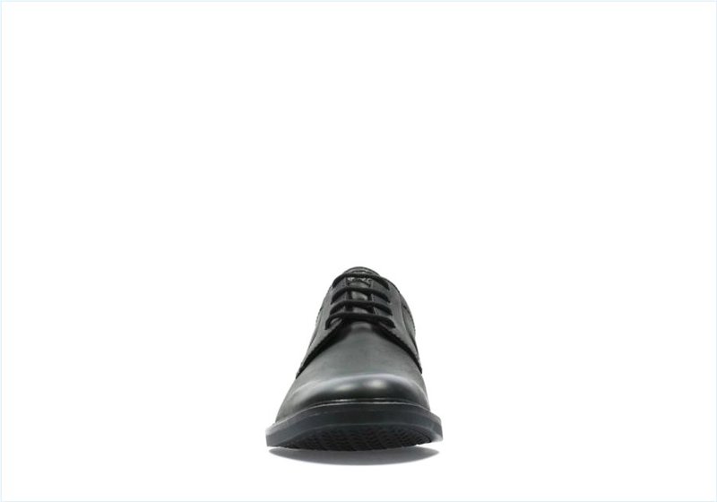  Atticus LTLace / Black Leather Mens Shoes