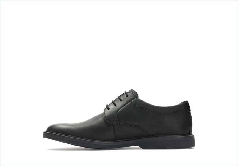  Atticus LTLace / Black Leather Mens Shoes