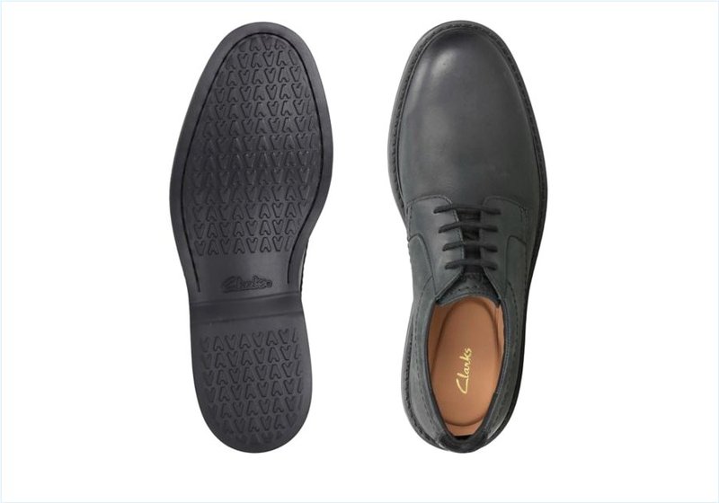  Atticus LTLace / Black Leather Mens Shoes