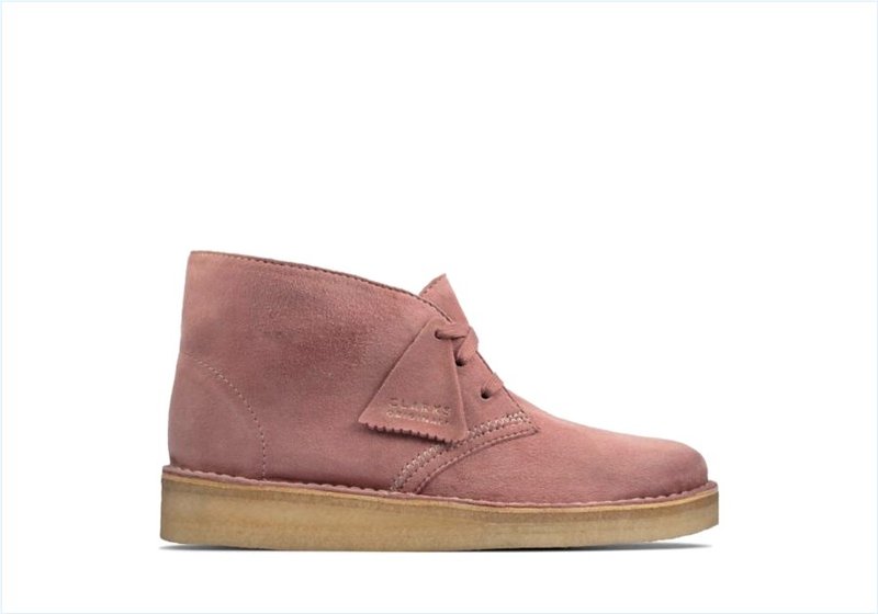  Desert Coal / Dusty Pink Suede Womens Originals Icon Boots