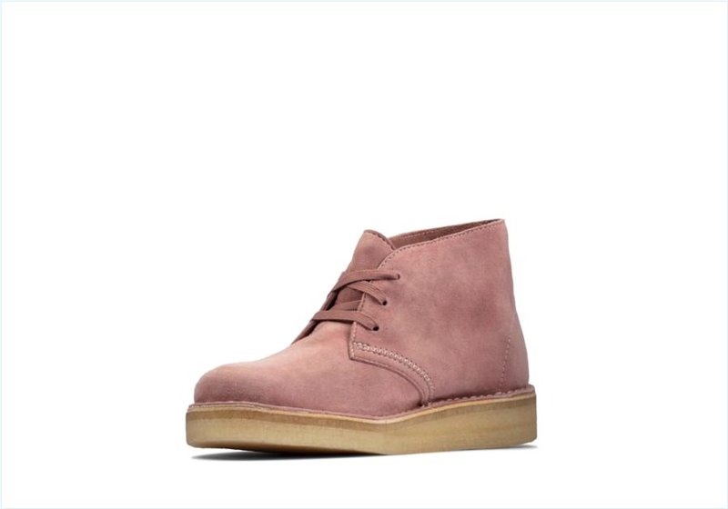  Desert Coal / Dusty Pink Suede Womens Originals Icon Boots