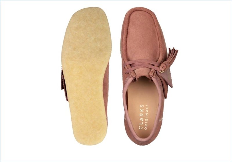  Wallabee / Dusty Pink Suede Womens Originals Icon Shoes