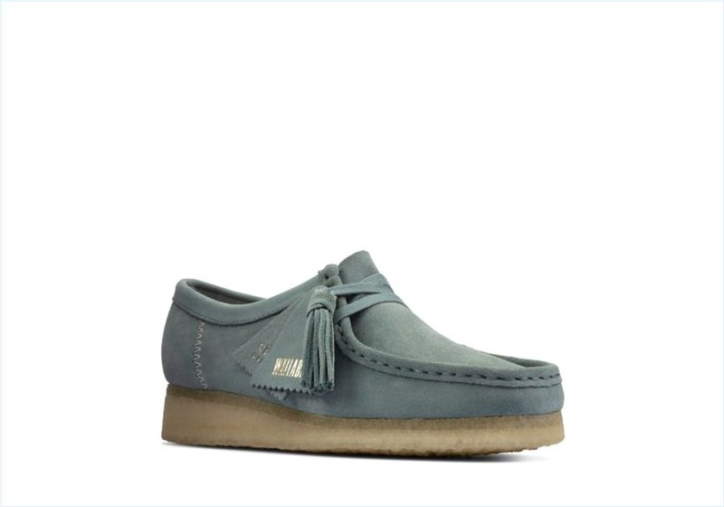  Wallabee / Ocean Blue Suede Womens Originals Icon Shoes