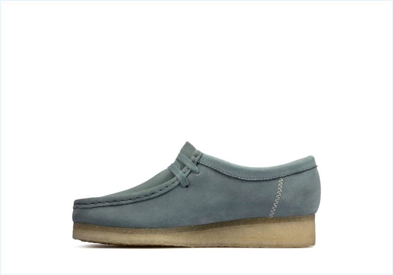  Wallabee / Ocean Blue Suede Womens Originals Icon Shoes