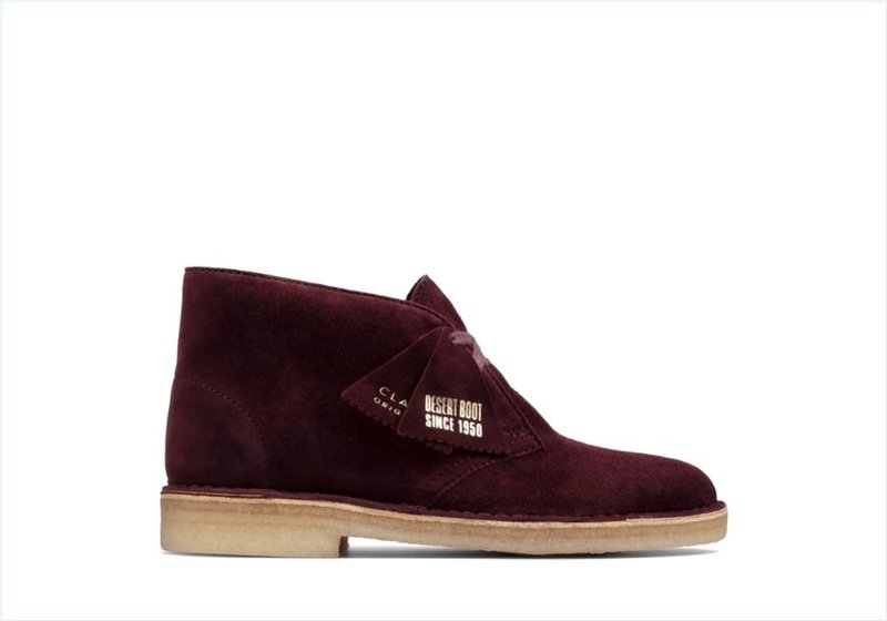  Desert Boot / Merlot Suede Womens Originals Icon Boots